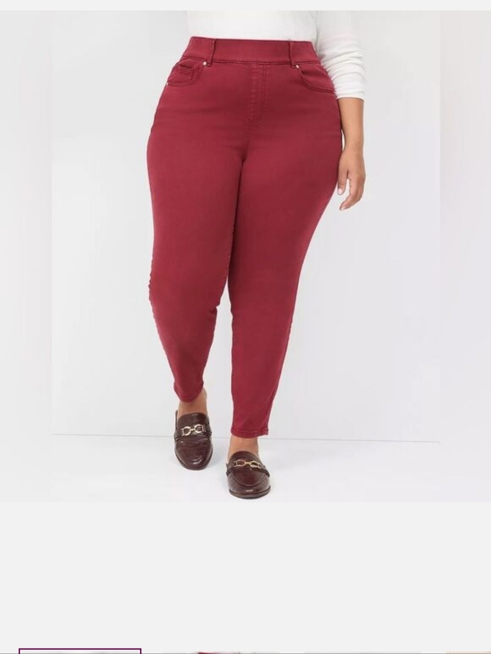 Lane Bryant - Pull-On Fit High-Rise Sateen Jegging 16